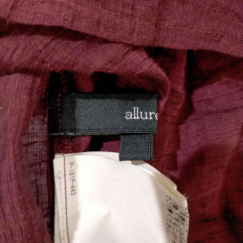 アルアバイル allureville フリル シアーブラウス レディース JPN:2