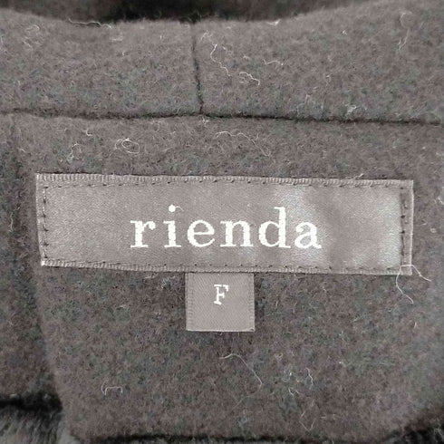 リエンダ rienda フードガウンWOOL MIXミディCT レディース FREE