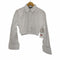 ザラ ZARA CROPPED GABARDINE SHIRT レディース import:XS