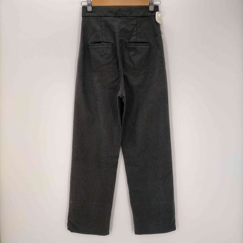 ヘルムートラング HELMUT LANG 裾切替 ハイウエスト スラックスパンツ レディース JPN:0