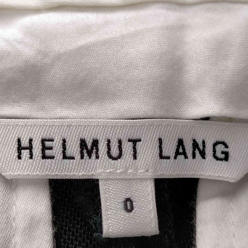 ヘルムートラング HELMUT LANG 裾切替 ハイウエスト スラックスパンツ レディース JPN:0