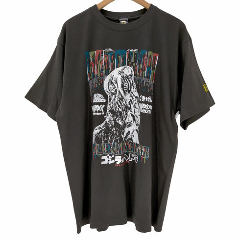 HARDCC ENTERTAINERS キャラクター 両面プリント クルーネック 半袖Tシャツ メンズ import:XL