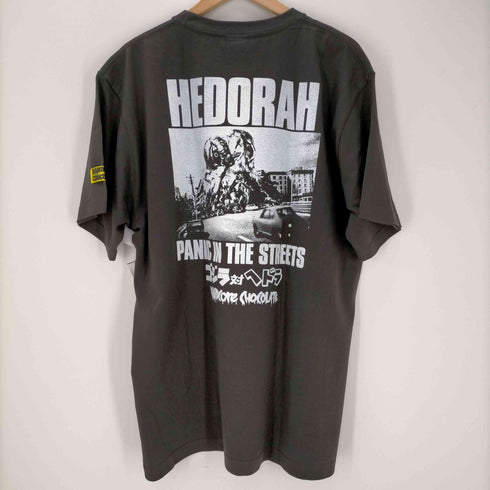 HARDCC ENTERTAINERS キャラクター 両面プリント クルーネック 半袖Tシャツ メンズ import:XL