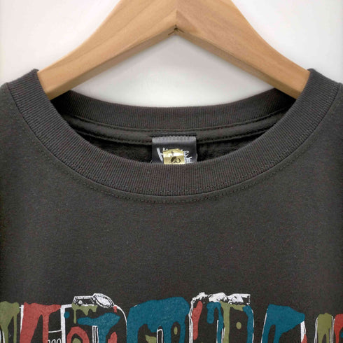 HARDCC ENTERTAINERS キャラクター 両面プリント クルーネック 半袖Tシャツ メンズ import:XL