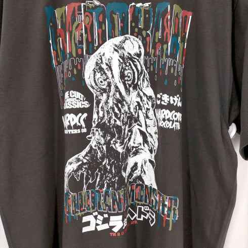 HARDCC ENTERTAINERS キャラクター 両面プリント クルーネック 半袖Tシャツ メンズ import:XL