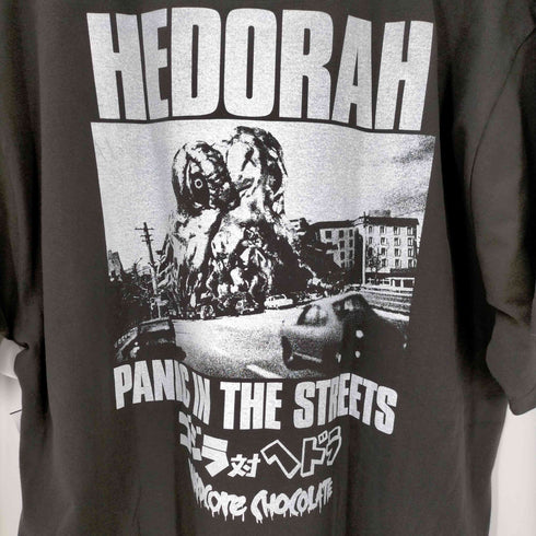 HARDCC ENTERTAINERS キャラクター 両面プリント クルーネック 半袖Tシャツ メンズ import:XL