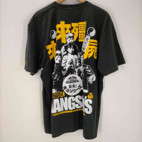 HARDCC ENTERTAINERS 両面キャラクタープリント クルーネック 半袖Tシャツ メンズ JPN:XL