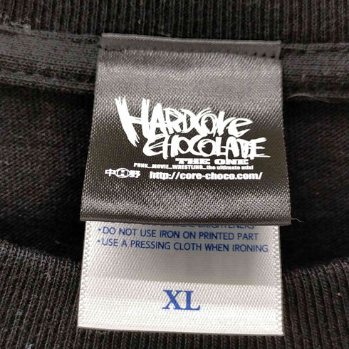 HARDCC ENTERTAINERS 両面キャラクタープリント クルーネック 半袖Tシャツ メンズ JPN:XL