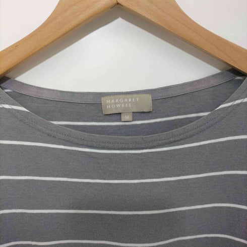 マーガレットハウエル MARGARET HOWELL ボーダークルーネックTシャツ メンズ JPN:M