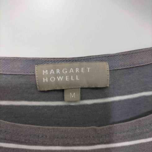 マーガレットハウエル MARGARET HOWELL ボーダークルーネックTシャツ メンズ JPN:M