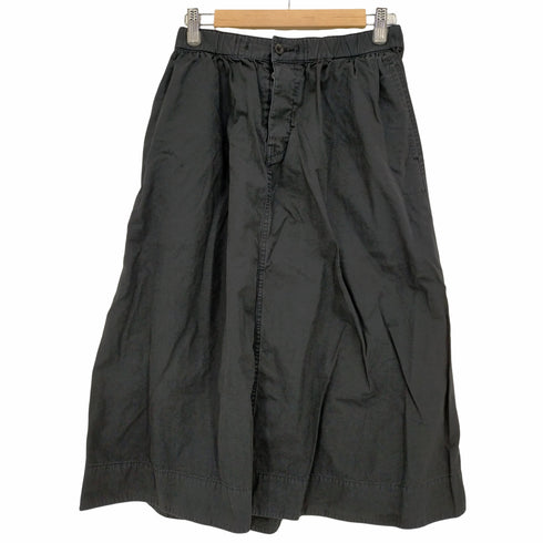 エムエイチエル MHL. COTTON RAMIE TOUGH POPLIN ロングスカート コットンラミー レディース JPN:1