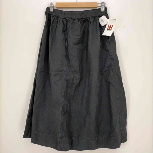 エムエイチエル MHL. COTTON RAMIE TOUGH POPLIN ロングスカート コットンラミー レディース JPN:1