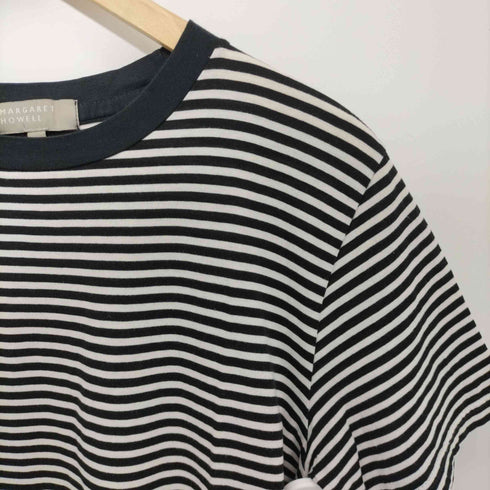 マーガレットハウエル MARGARET HOWELL ボーダークルーネックTシャツ メンズ JPN:M