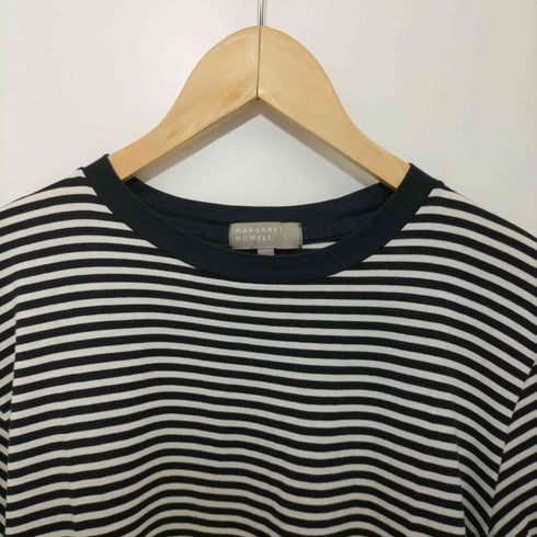 マーガレットハウエル MARGARET HOWELL ボーダークルーネックTシャツ メンズ JPN:M