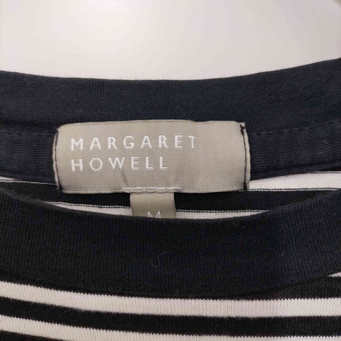 マーガレットハウエル MARGARET HOWELL ボーダークルーネックTシャツ メンズ JPN:M