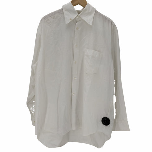 コムデギャルソンオムプリュス COMME des GARCONS HOMME PLUS archive 襟ボタンデザイン 襟スタンド 長袖シャツ メンズ