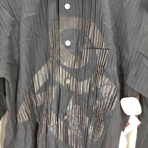 イッセイミヤケメン ISSEY MIYAKE MEN 1998 90S 銀タグ コーティングプリーツシャツ メンズ JPN:M
