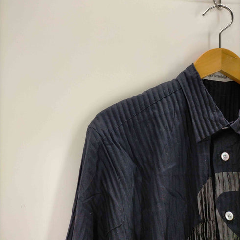 イッセイミヤケメン ISSEY MIYAKE MEN 1998 90S 銀タグ コーティングプリーツシャツ メンズ JPN:M