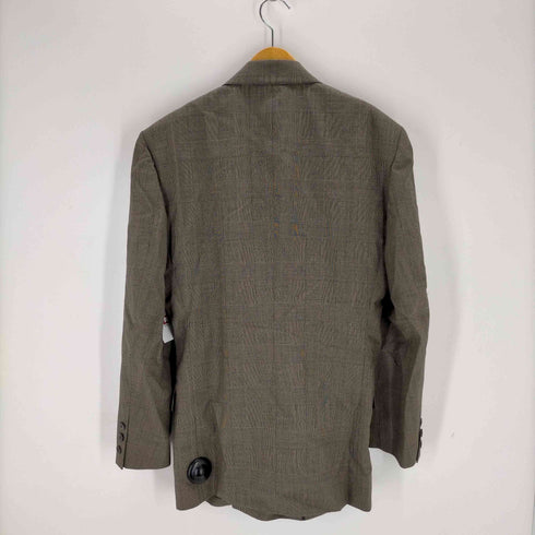ジュニアゴルチェ JUNIOR GAULTIER ダブルテーラード 2タックスラックス セットアップ グレンチェック メンズ 48/50