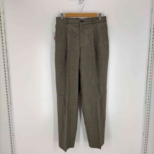 ジュニアゴルチェ JUNIOR GAULTIER ダブルテーラード 2タックスラックス セットアップ グレンチェック メンズ 48/50