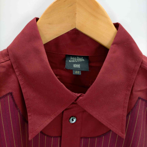 ジャンポールゴルチエオム Jean Paul GAULTIER HOMME パッチワークシャツ メンズ 48