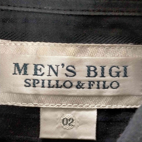 メンズビギ MENS BIGI フラワー刺繍 ドレスシャツ メンズ 2