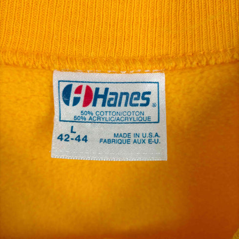 ヘインズ Hanes USA製 LIFE GURD プリントスウェット レディース import:L