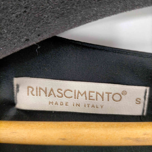 リナシメント rinascimento ドット柄切り替えノースリーブワンピース レディース import:S