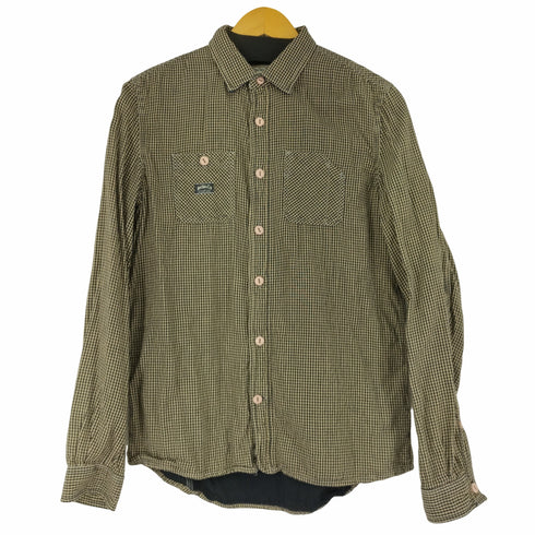 ディーゼル DIESEL SLIM-FIT チェック L/S ネルシャツ ネコ目ボタン メンズ import:M