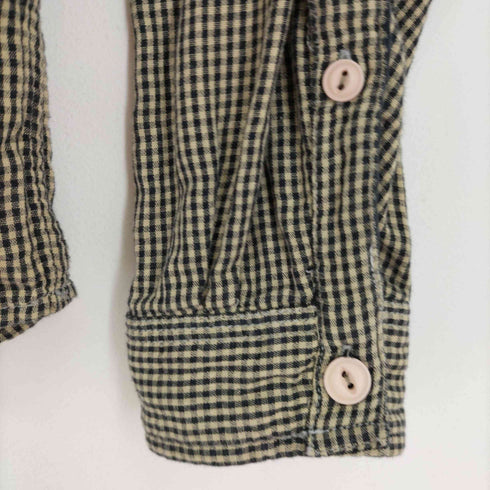 ディーゼル DIESEL SLIM-FIT チェック L/S ネルシャツ ネコ目ボタン メンズ import:M