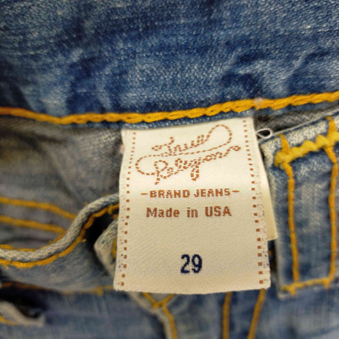 トゥルーレリジョン TRUE RELIGION 加工デニムパンツ レディース 29