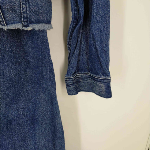 アメリ AMERI 4WAY デニムドレスコート 4WAY DENIM DRESS COAT デニムジャケット フロントボタンデニムスカート カットオフ加工 レディース JPN:M
