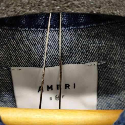 アメリ AMERI 4WAY デニムドレスコート 4WAY DENIM DRESS COAT デニムジャケット フロントボタンデニムスカート カットオフ加工 レディース JPN:M