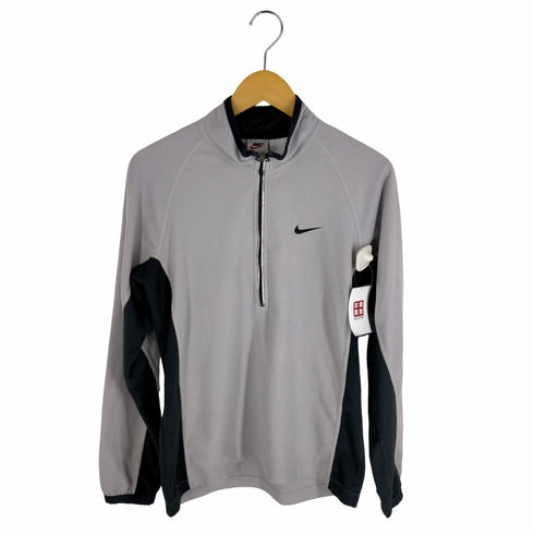 ナイキ NIKE 90S-00S 白タグ THERMA FIT ハーフジップ テクニカルフリース サイクリングジャージー メンズ JPN:M