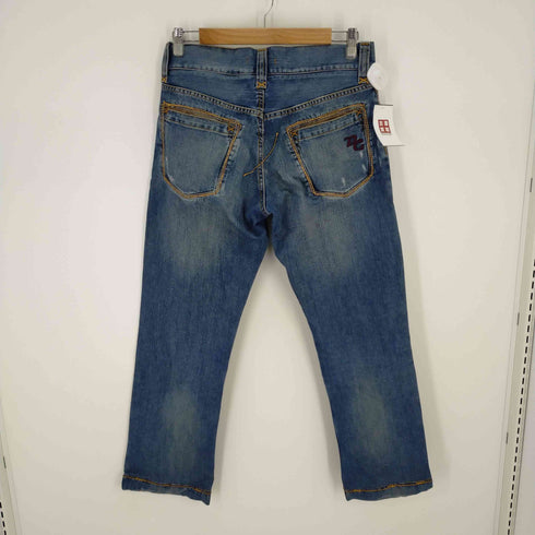 ドルチェアンドガッバーナ DOLCE&GABBANA 加工デニムパンツ ジッパーフライ メンズ 46