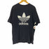 アディダス adidas 90S USA製 万国旗タグ 両面 トレフォイルロゴ プリント Tシャツ シングルステッチ メンズ import:L