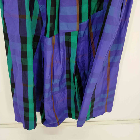パターントルソー PATTERNTORSO ノースリーブチェックマキシワンピース レディース ONE SIZE