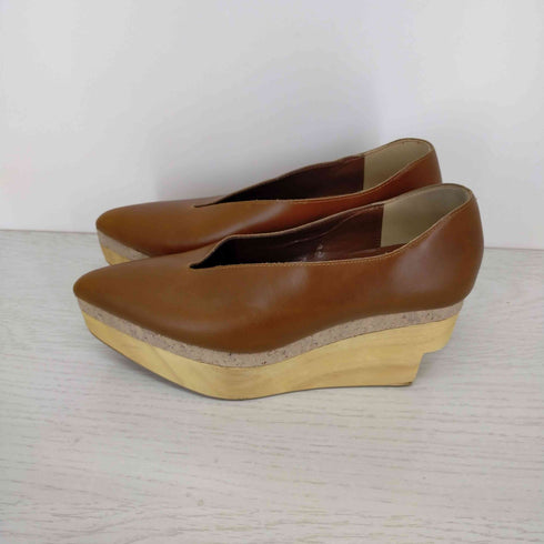 アメリ AMERI WOOD PLATFORM PUMPS ウッドプラットフォームパンプス レディース JPN:M