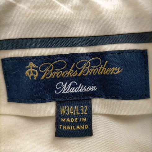 ブルックスブラザーズ BROOKS BROTHERS MADISON センタープレス ジップフライ ウール スラックス メンズ 34×32