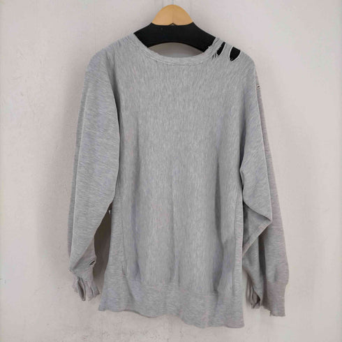 チャンピオン Champion ダメージ加工 USA製 刺繍タグ REVERSE WEAVE ARIZONA STATE クルーネックスウェット メンズ import:XL