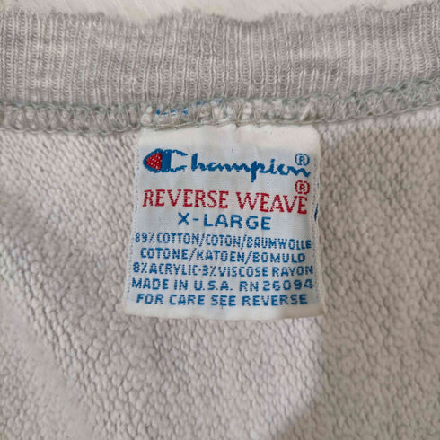 チャンピオン Champion ダメージ加工 USA製 刺繍タグ REVERSE WEAVE ARIZONA STATE クルーネックスウェット メンズ import:XL
