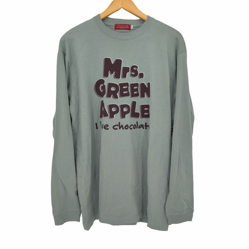 I Love Chocolate Long Sleeve T-shirt Blue レディース import:M