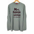 I Love Chocolate Long Sleeve T-shirt Blue レディース import:M