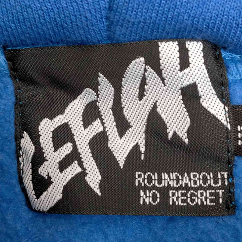 レフラー Leflah フロント 袖プリント プルオーバーパーカー フーディ メンズ JPN:XL