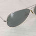 レイバン Ray-Ban イタリア製 Aviator Large Metal Silver アビエーター ティアドロップサングラス メンズ 55□14