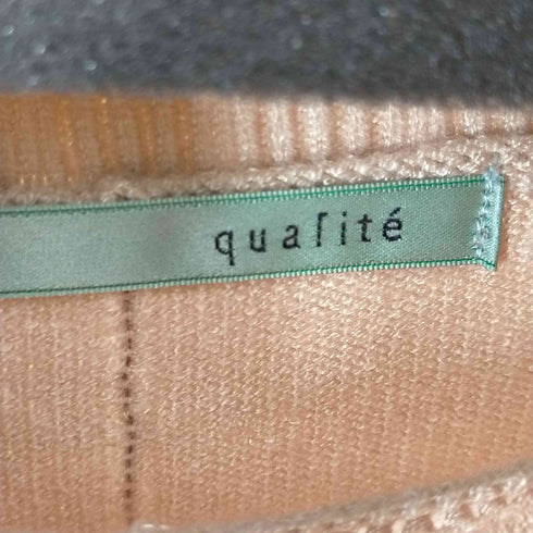 カリテ qualite タートルネックニット レディース FREE