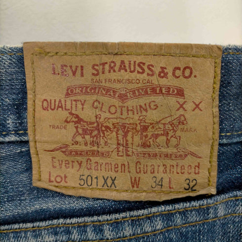 リーバイス Levis 501xx ボタン裏無 シンチバック メンズ w34l32