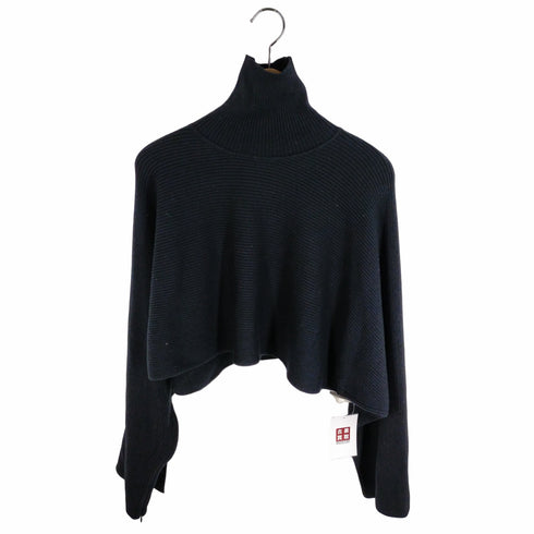 ルシェルブルー LE CIEL BLEU RIB CROPPED KNIT TOPS レディース JPN:36