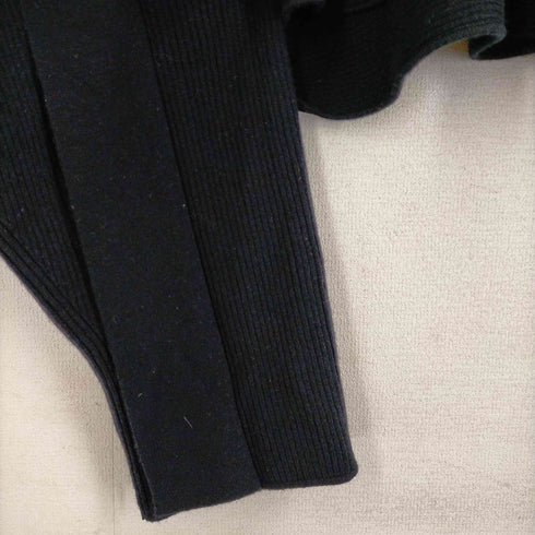ルシェルブルー LE CIEL BLEU RIB CROPPED KNIT TOPS レディース JPN:36