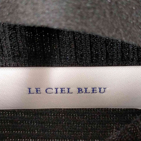 ルシェルブルー LE CIEL BLEU RIB CROPPED KNIT TOPS レディース JPN:36